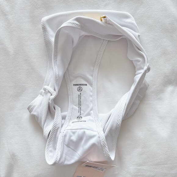 Playboy Misguided bikini bottoms Buckle Ribbed High Cheeky Waist Size 8 swimsuit - Picture 12 of 13